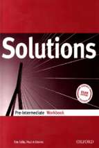 Solutionspre intermediate work book