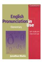 Cambridge English pronunciation in use - elementary