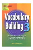 Vocabulary building 3