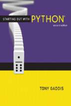Starting out with python 2nd edition