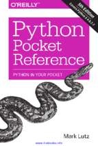 Python pocket reference, 5th edition