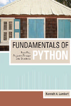 Fundamentals of python from first programs through data structures
