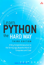 Learn python the hard way, 3rd edition