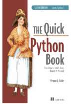 The quick python book, second edition (2010)