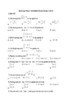 Bài tập trắc nghiệm toán 10 học kì ii