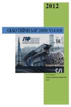 GIÁO TRÌNH SAP 2000 V14