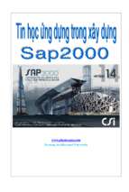 HƯỚNG DẪN SỬ DỤNG SAP 2000 V14