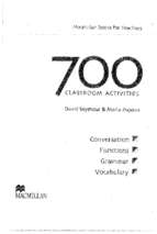 700 classroom activities david seymour & maria popova