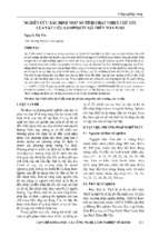 NGHIÊN CỨU XÁC ĐỊNH MỘT SỐ TÍNH CHẤT NHIỆT CHỦ YẾU CỦA VẬT LIỆU COMPOSITE GỖ TRÊN MÁY NL03