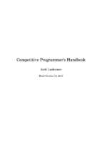 Competitive programmer’s handbook
