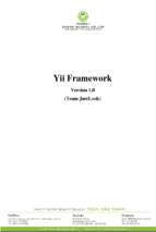 Yii framework   design pattern and database and fo