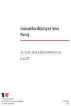 Fab 02   value creation module   sustainable manufacturing 2017