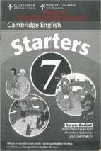 Starters 7 answer booklet 