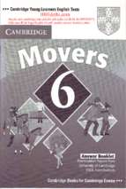 Movers 6  answer booklet
