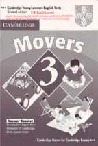 Movers 3 answer booklet