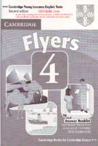 Flyers 4 answer booklet