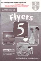 Flyers 5 answer booklet