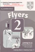 Flyers 2 answer booklet