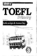 Toefl primary step 2 book 3 key (đáp án sách toefl primary step 2 book 3)
