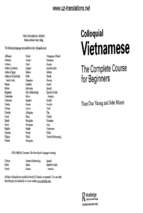 colloquial vietnamese the complete course for beginners