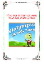 Tổng hợp đề thi Violympic Toán lớp 4 năm 2017-2018 , 1001dethi.com