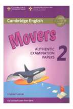 Movers authentic examination papers 2 for revised exam from 2018 