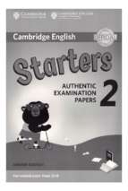 Starters authentic examination papers 2 for revised exam from 2018 (answer booklet) 