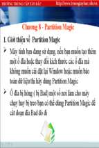 chuong VIII-Parttation Magic