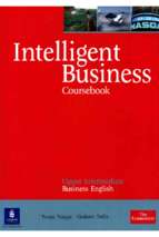 Intelligent business upper intermediate coursebook