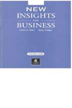 New insights into business teacher book