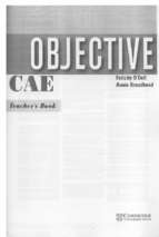 Objective cae teachers book