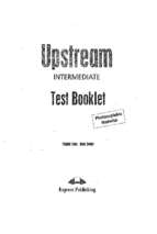 Upstream intermediate test booklet
