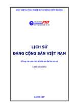 Bcvt.lịch sử đảng cộng sản việt nam (nxb hà nội 2007)   trần thị minh tuyết, 148 trang