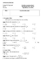 Tổng hợp đề kiểm tra 1 tiết môn toán đại số lớp 8 (kèm đáp án)