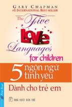 5 ngôn ngữ tình yêu – dành cho trẻ em 
