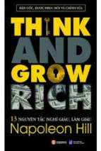 13 nguyên tắc nghĩ giàu làm giàu – think and grow rich