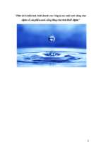 _phân tích chiến lược kinh doanh của công ty sản xuất nước đóng chai alpha về sản phẩm nước uống đóng chai tinh khiết alpha