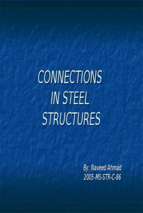 Connections in steel structures.ppt