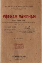Việt nam văn phạm 1940  trần trọng kim