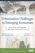 Urbanization challenges in emerging economies energy and water infrastructure; transportation infrastructure; and planning and financing