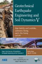 Geotechnical earthquake engineering and soil dynamics v slope stability and landslides, laboratory testing, and in situ testin