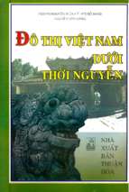 Đô thị Việt nam dưới thời Nguyễn Nguyễn Thừa Hỷ Đỗ Bang