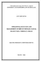 Operational detection and management of ships in vietnam coastal region using vnredsat 1 image