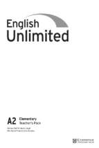 English unlimited a2 teacher's book