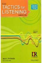 Tactics for listening 3rd basic student book