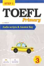 Step 1 of toefl primary, answer key 3