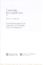 Cambridge key english test 5 with answers 