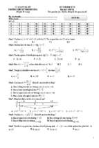 10 đề thi học kỳ 1 toán 12 có đáp án và lời giải