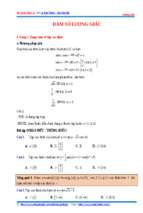 Ôn luyện toán lớp 11 chủ đề hàm số lượng giác