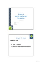 Investigating about android - chapter 1 - handout